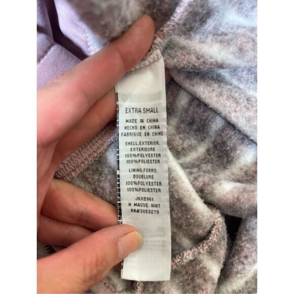 Thread & Supply Women's Striped Pullover 1/4 Zip Sweatshirt in Pink and White Si - Picture 12 of 16